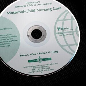 Maternal Child Nursing Care Test Bank Instructors Resource Ward Hisley CD
